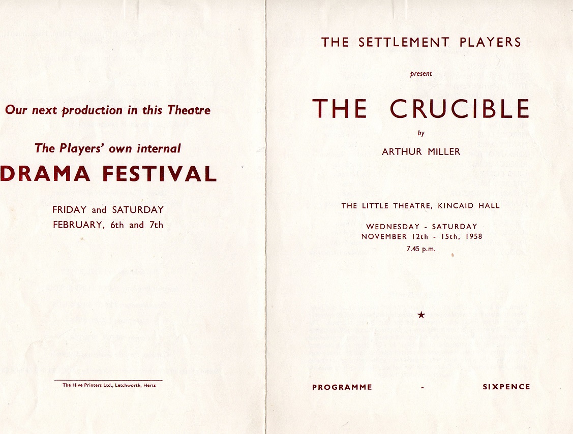 the crucible allegory